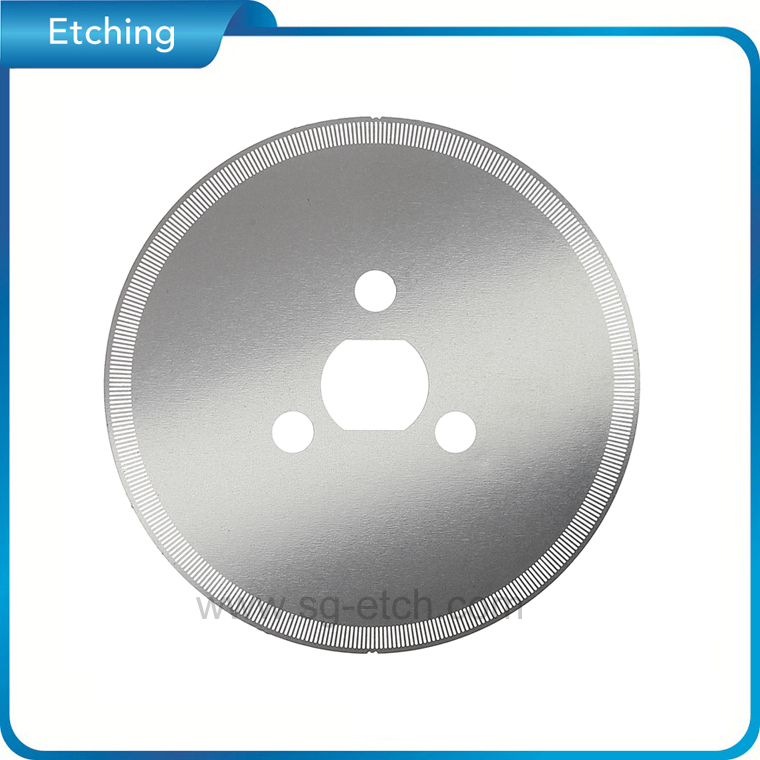 Photo etching encoder disk
